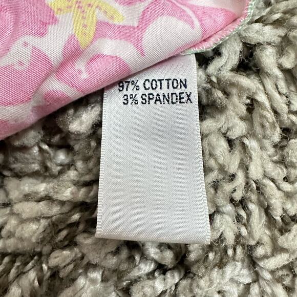 Lilly Pulitzer Girls Tie Waist Pants 10 Heading South Pink Green Crab Octopus - Picture 9 of 11